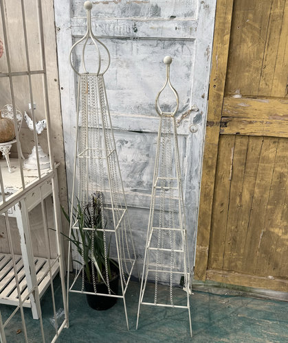 莫里斯花园花园杂货柱形地插爬藤架铁线莲月季攀爬架植物爬藤架