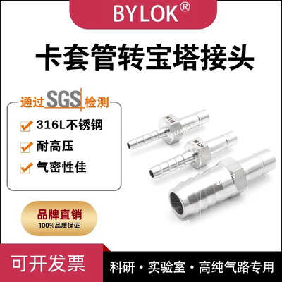 卡套安装广州宝塔BY-LOK