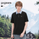 26夏新品 gxgjeans男装 男 polo衫 撞色领口条纹拼接多色翻领短袖