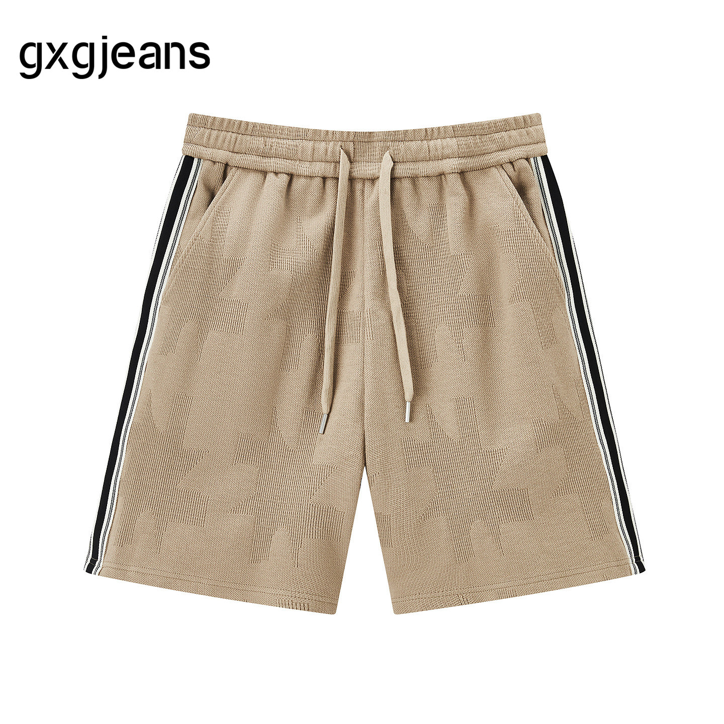 gxg jeans男装夏季新款时尚潮流休闲针织短裤