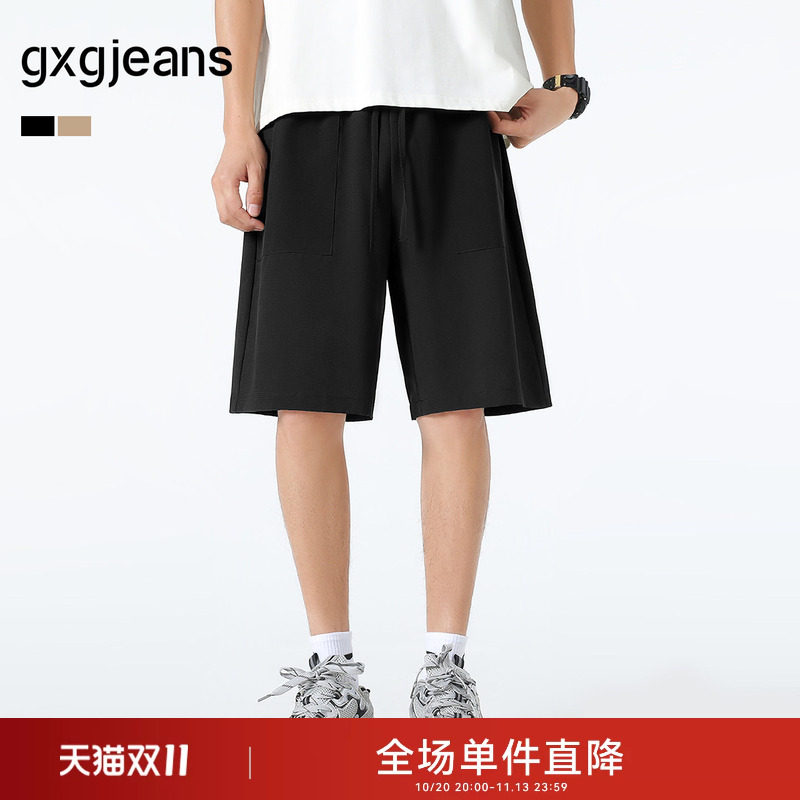 gxgjeans男装 多色轻薄透气工装宽松休闲短裤运动裤子 26夏新品