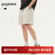 多色logo绣花基础休闲短裤 男士 薄款 gxg.jeans男装 25年夏新品