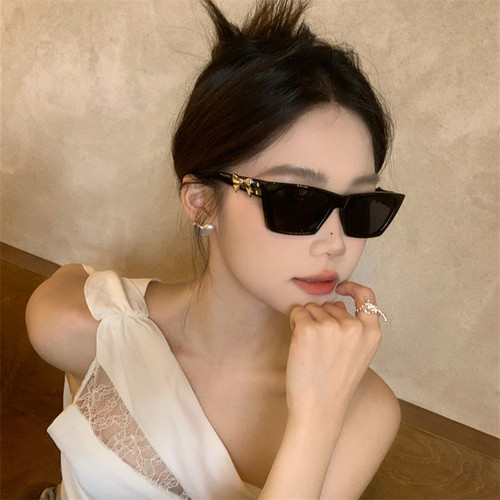 MELIYA2026新品jennie联名款墨镜太阳眼镜猫眼防紫外线可换配件女