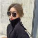 墨镜2026新款 方形偏光太阳眼镜女防晒带度数近视 潮ins小红书同款