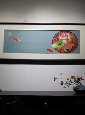 红娘子装饰画纯手工刺绣