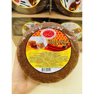 进口俄罗斯正宗双山牌提拉米苏蜂蜜巧克力千层蛋糕点小零食品整箱