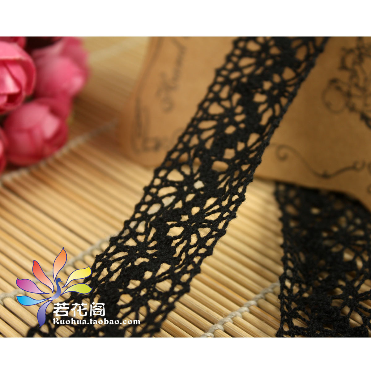 MX034 black lace cloth DIY accessories Sofa Cotton lace 3.5cm widein the Home Fabric , Sew DIY Material,Tools and finished products , Sew DIY Fitting/Accessories/Accessories , Lace  category - from Buy2taobao.com to provide professional Taobao agent buy service