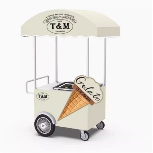 婚礼gelato冰淇淋移动多功能推车