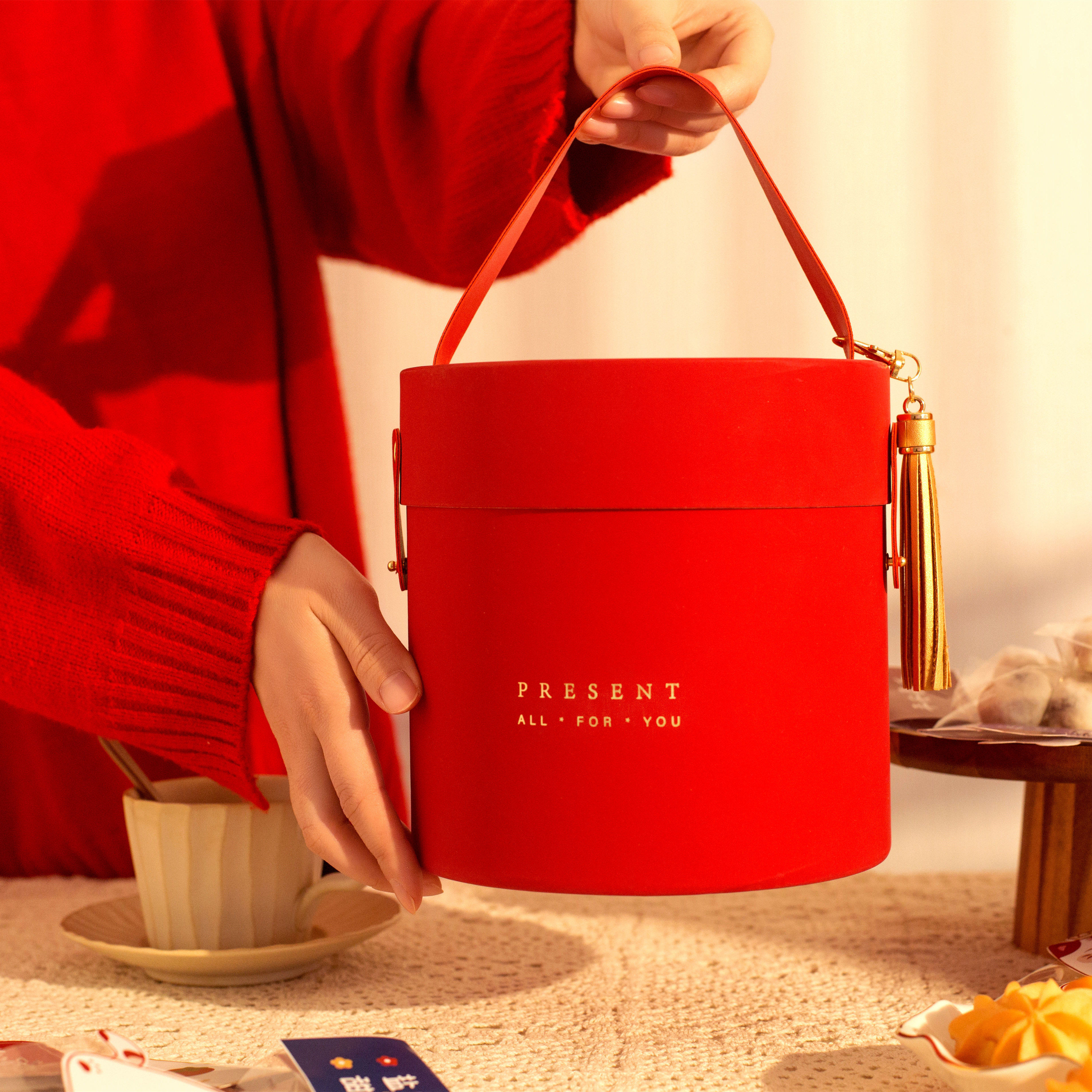 新年包装盒沁沁抱抱桶