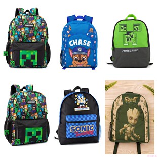 英国NEXT正品 男童大男孩Minecraft 汪汪队漫威卡通双肩包 背包