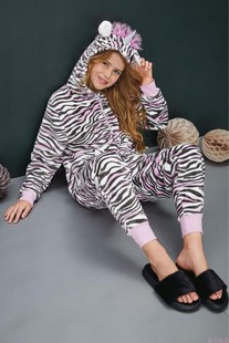 NEXT童装正品 25秋冬新男女童宝宝帅气可爱熊猫/豹纹造型连体睡衣