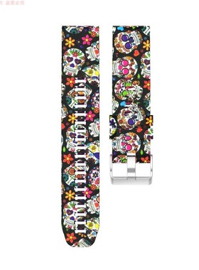 适用Garmin佳明vivoactive5手表active5硅胶运动个性潮流印花表带