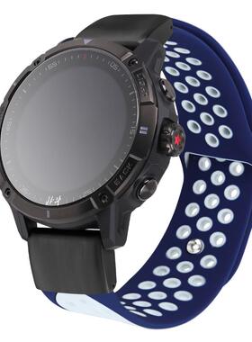 适用北斗syntime3 pro手表三代标准版飞行家洞洞运动硅胶快拆表带