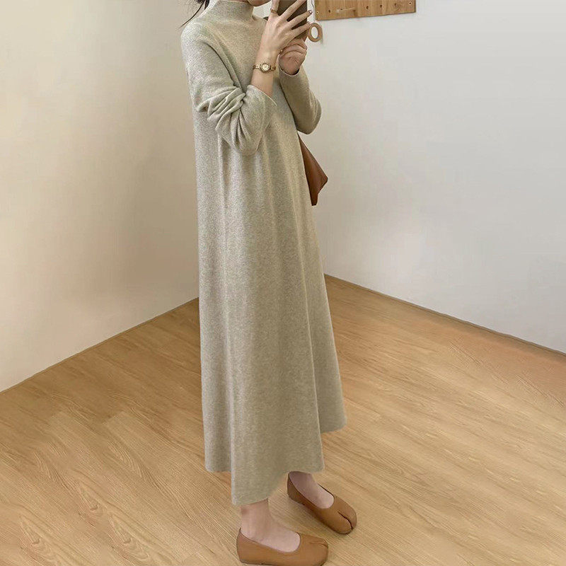 大衣内搭打底针织洋装子2025早春新款女装法式气质毛衣长裙2025,个性定制/设计服务/DIY,棉服工装,淘宝优惠券,粉丝福利购,淘宝优惠卷