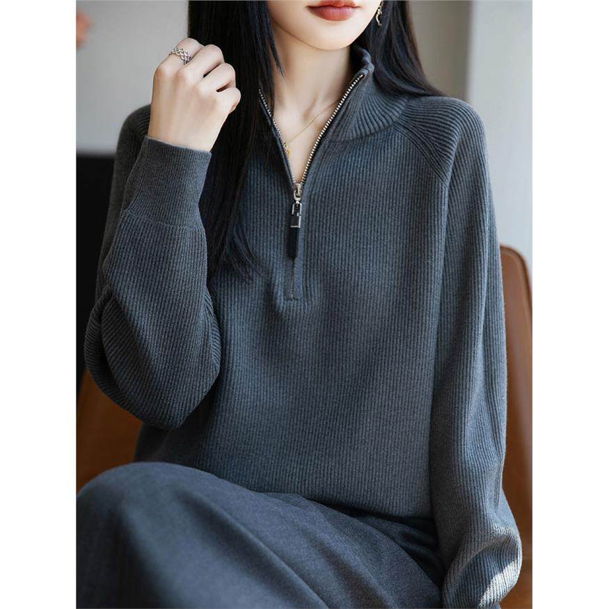 早秋拉炼高领针织打底衫女2025新款春秋上衣洋气大码女装秋冬毛衣,个性定制/设计服务/DIY,棉服工装,淘宝优惠券,粉丝福利购,淘宝优惠卷