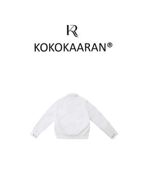 ‘腰果花‘美式拼接立领刺绣拉链外套SH250047