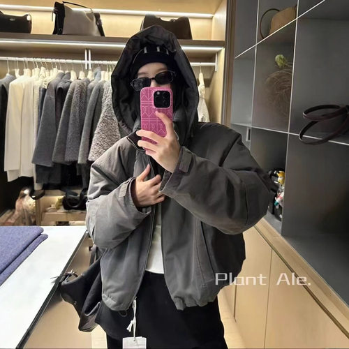 PlantAle休闲连帽羽绒服