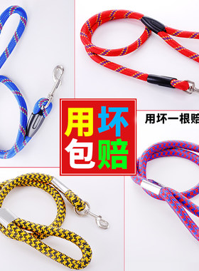 T满99送/意潇易拴扣圆绳尼龙狗牵引带牵引绳拉带金毛多色可选
