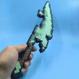 我的世界烦人的村民战神之刃大号玩具模型mc3d打印可伸缩蛇刃超长
