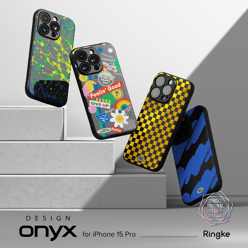 韩国Ringke轻薄防摔手机壳适用苹果iPhone15/Pro/Max/Plus磨砂软硅胶壳保护套时尚涂鸦男款潮可挂绳