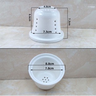 陶瓷白色茶滤茶隔茶滤网茶壶内胆茶配件茶叶水分离滤斗滤渣器杯网