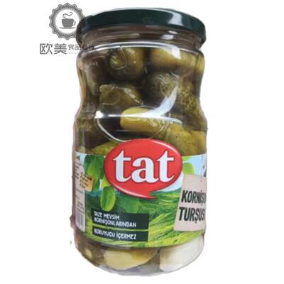 TAT塔特醋渍黄瓜青瓜蔬菜泡菜 pickled cucumber 680g土耳其进口