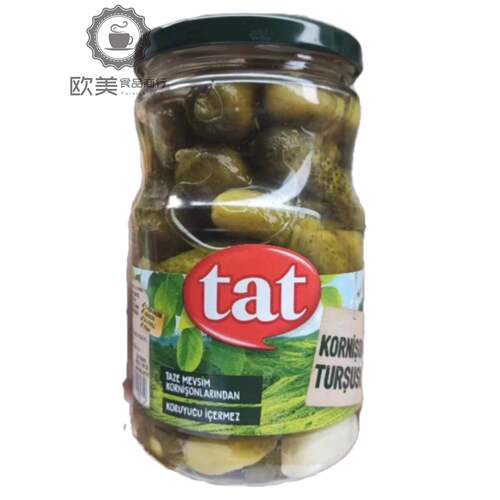 TAT塔特醋渍黄瓜青瓜蔬菜泡菜 pickled cucumber 680g土耳其进口