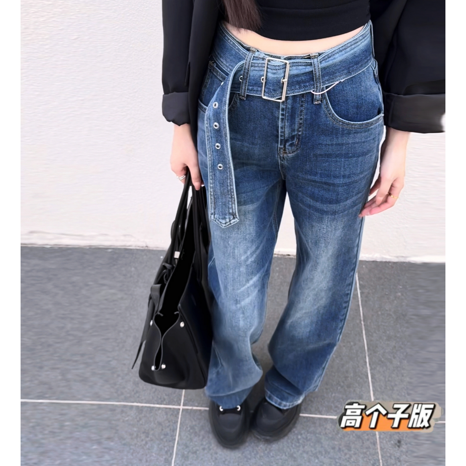 直筒长裤常规牛仔秋冬加长女裤