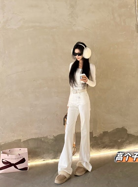 微喇长裤常规牛仔春夏加长女裤