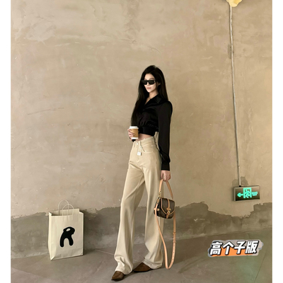 阔腿长裤常规牛仔春夏加长女裤