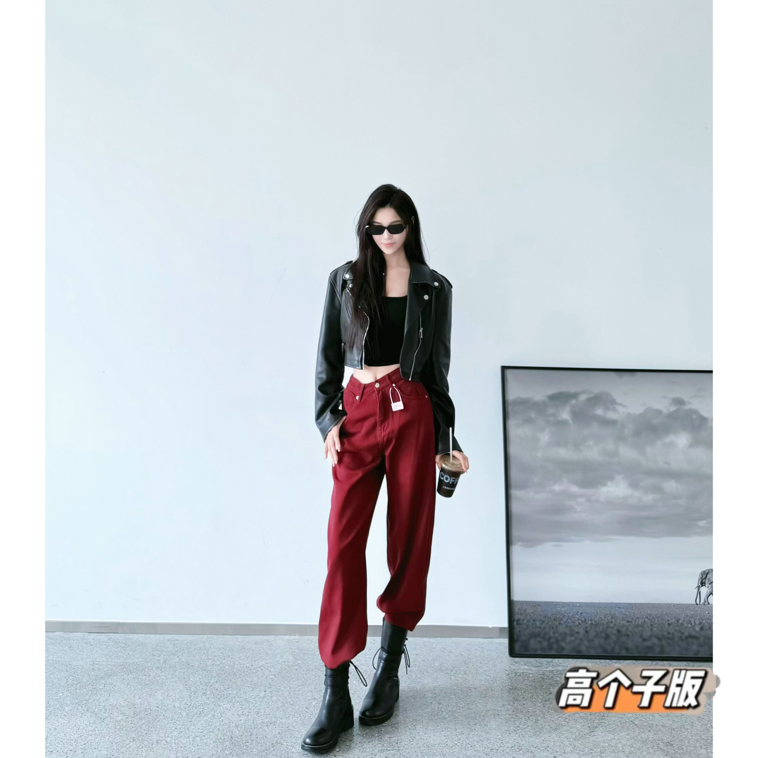 阔腿长裤常规牛仔秋冬加长女裤