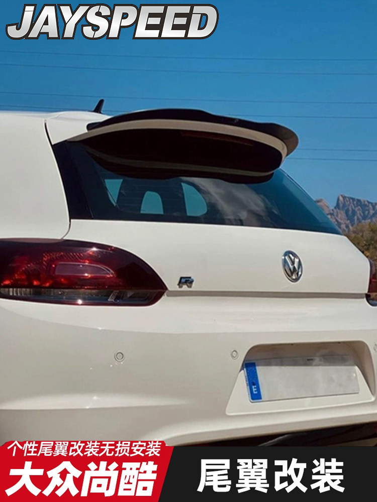 폭스바겐 SCIROCCO R GTS MAX 리어 윙 탑 윙 스포일러 수정 고정 윈드 윙에 적합
