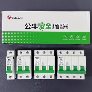 公牛空气开关1P断路器家用40安32A空开63A电闸家用不带漏电保护器