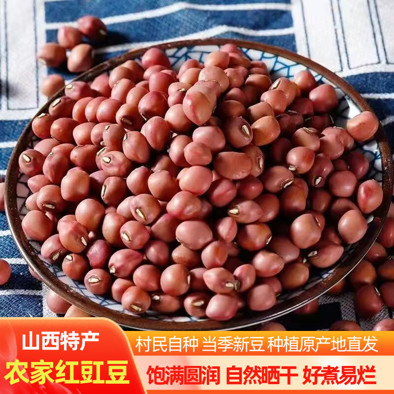 红豇豆山西特产农家自种红豇豆新货老品种江豆粉豇豆熬粥煮饭豆馅