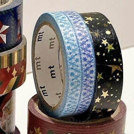 分装胶带 日本MT和纸胶带 圣诞限定胶带圣诞老人星星雪花胶带分装