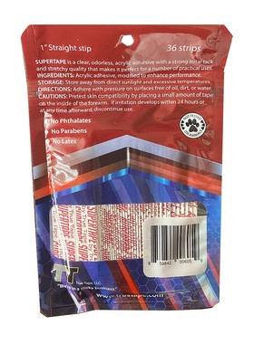 2.54cm SUPERTAPE 直条织发补发假发双面胶36片