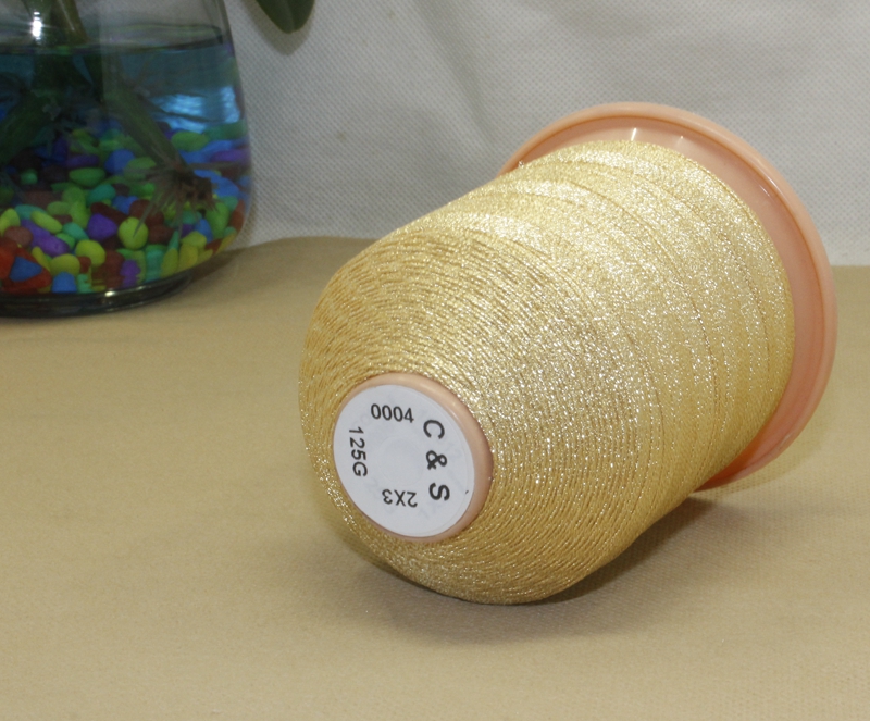 浅金彩保色好耐氧化手工用彩金线