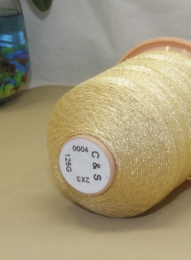 CS0004浅金 彩金线 结绳线 线圈线材 手绳线 梭编用线股线