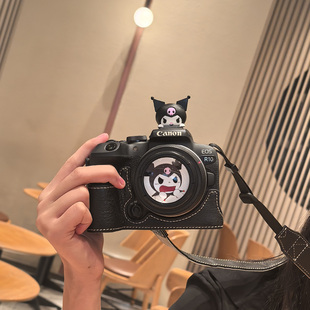 佳能R10相机套R50Vr62r8保护套R100底座包R6二代配件R50皮套RP壳