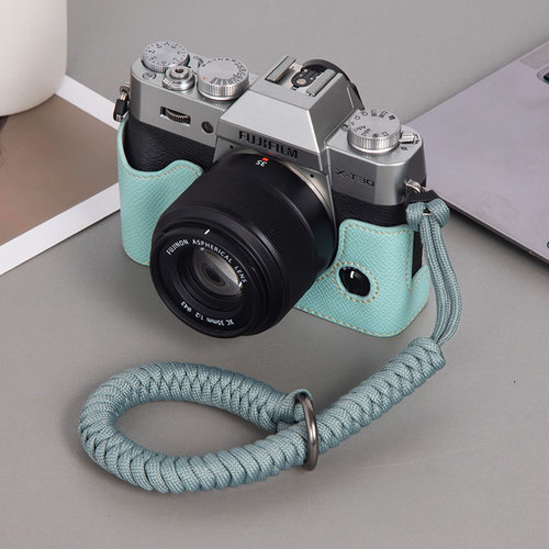 适用于复古编织绳相机腕带手绳索尼A6400A7C尼康Z50富士XS20XT50