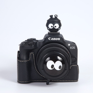 适用于佳能相机镜头盖热靴盖m50配件200d二代R50R10小痰盂50mm