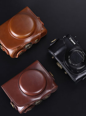 适用佳能R50相机包R100保护壳M50微单g7x2皮套G7X3R10底座配件