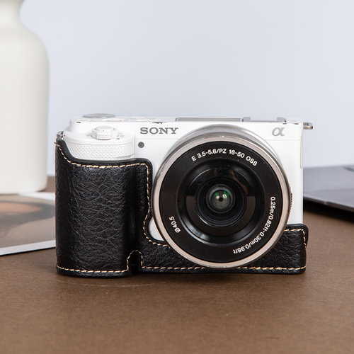 索尼ZVE10M2相机包a6700保护套a7m4皮壳a7c底座a7r5a6400配件二代