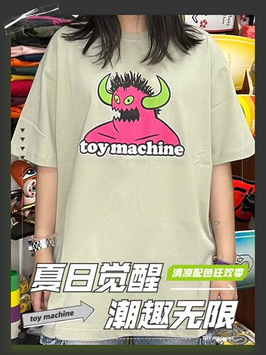 toymachine短袖男女生夏季T恤