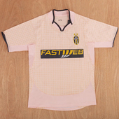 球衣 复刻2003 复古老款 尤文二客短袖 皮耶罗内德维德足球服 04赛季