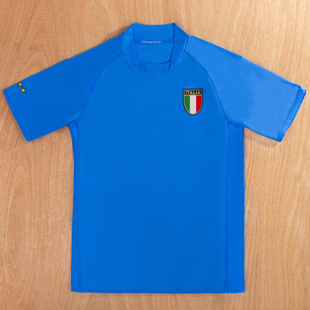 复刻版2000年欧洲杯意大利队主场复古老款球衣皮耶罗因扎吉足球服