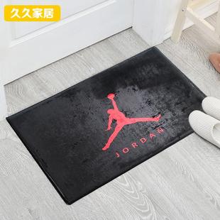 NBA篮球运动进门垫男学生宿舍地毯乔丹飞人卧室床边防滑耐脏脚垫