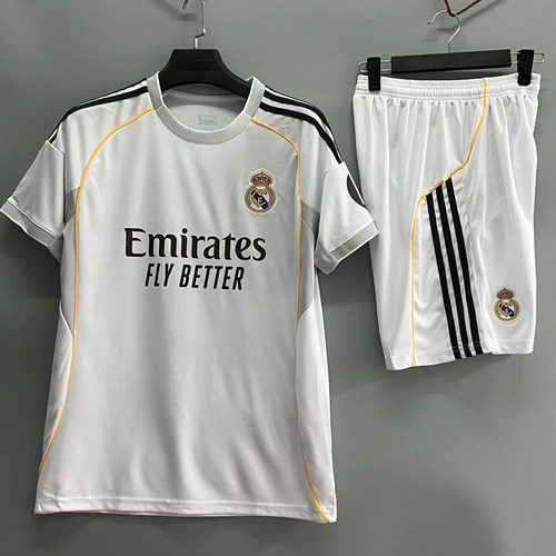 2526皇马主客足球服套装5号贝林厄姆7维尼修斯9号姆巴佩C罗球衣