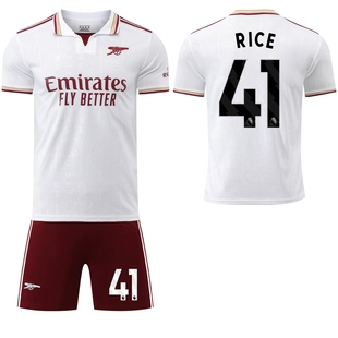 2526阿森纳二客场球衣41号赖斯哲凯赖什哈弗茨儿童足球服套装定制