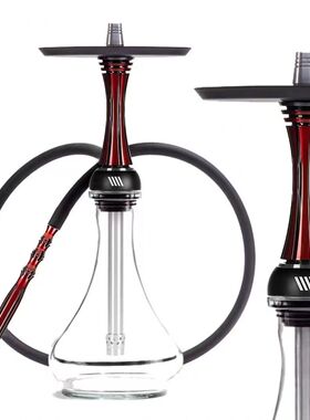 俄罗斯阿帕奇 ALPHA Model X REVERSE 阿拉伯水烟不锈钢烟壶全套